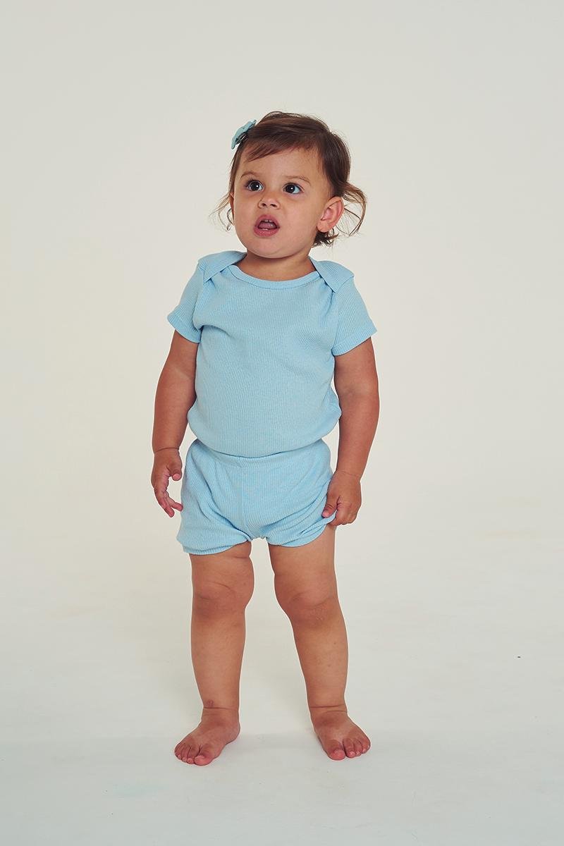 conjunto bboddie manga curta liso azul claro3