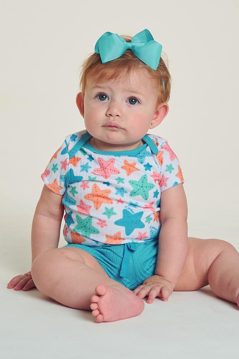 conjunto boddie estampado e shorts colorido estrelas do mar3