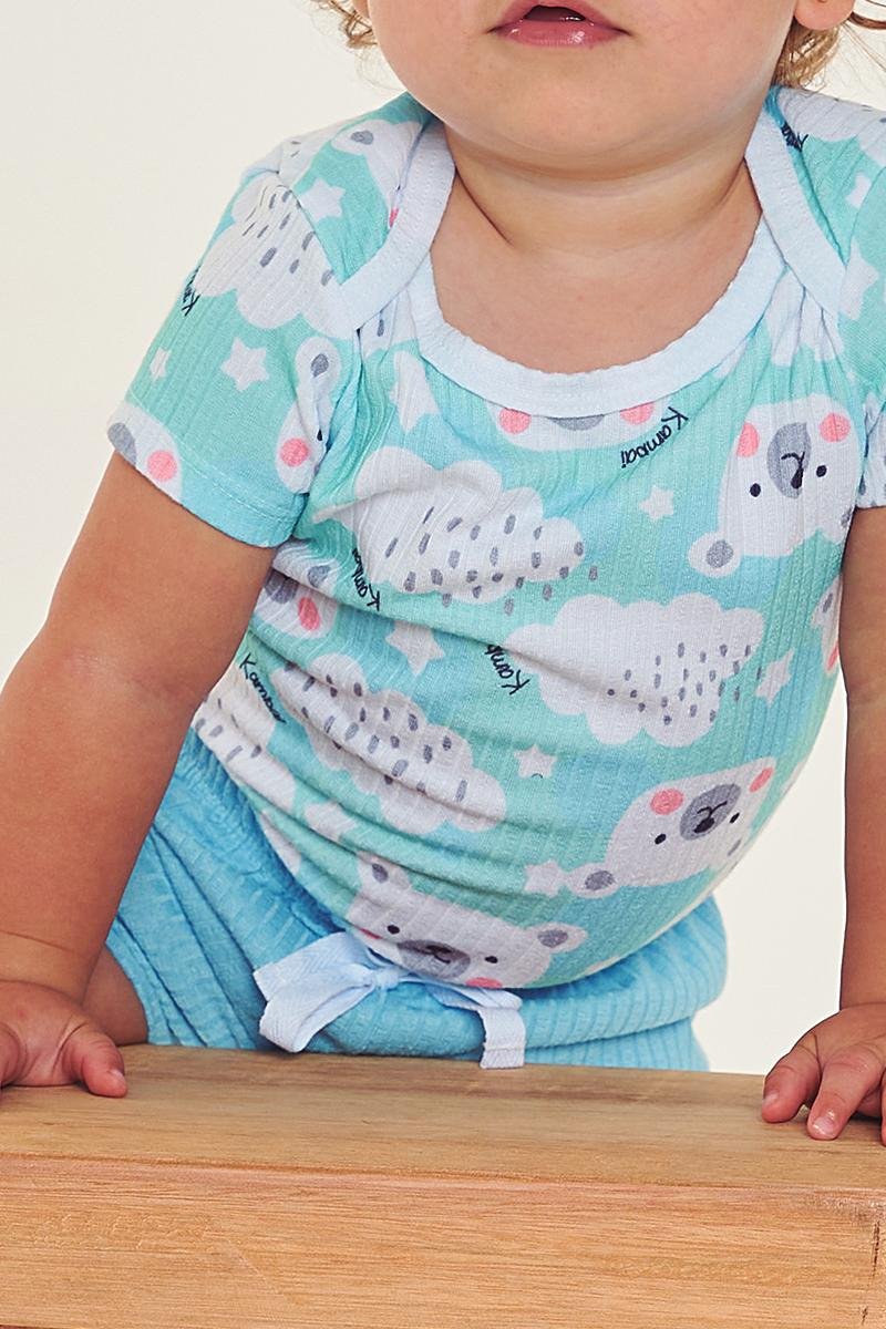 conjunto boddie estampado e shots color urso polar2