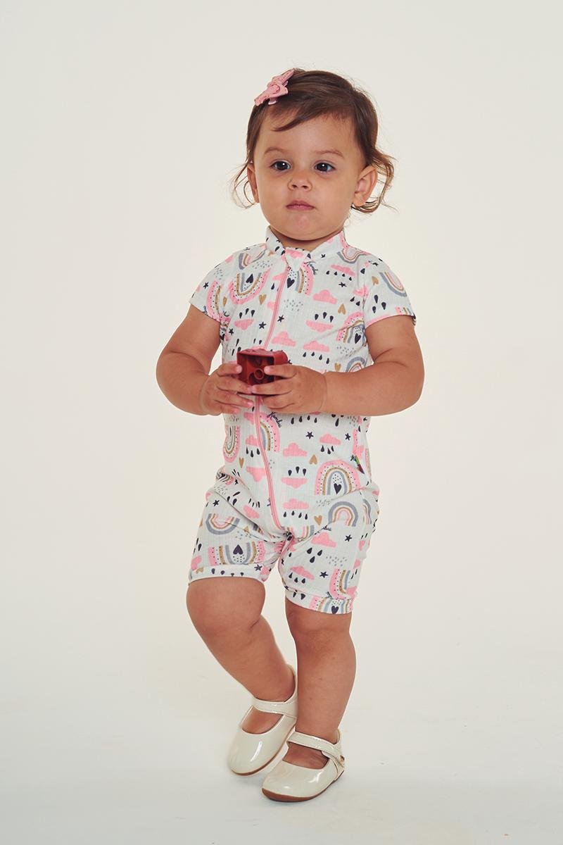 macacao curto bebe de malha arco iris3