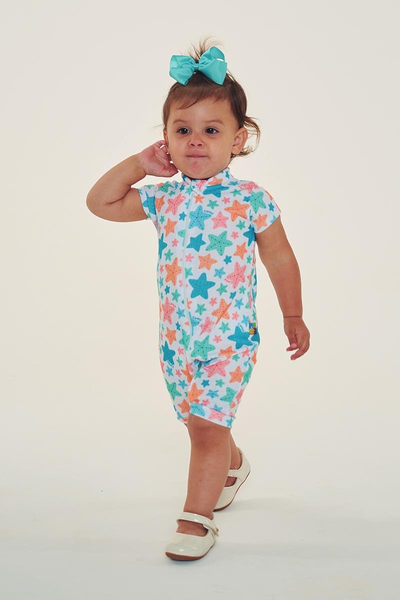 macacao curto bebe de malha estrelas do mar3