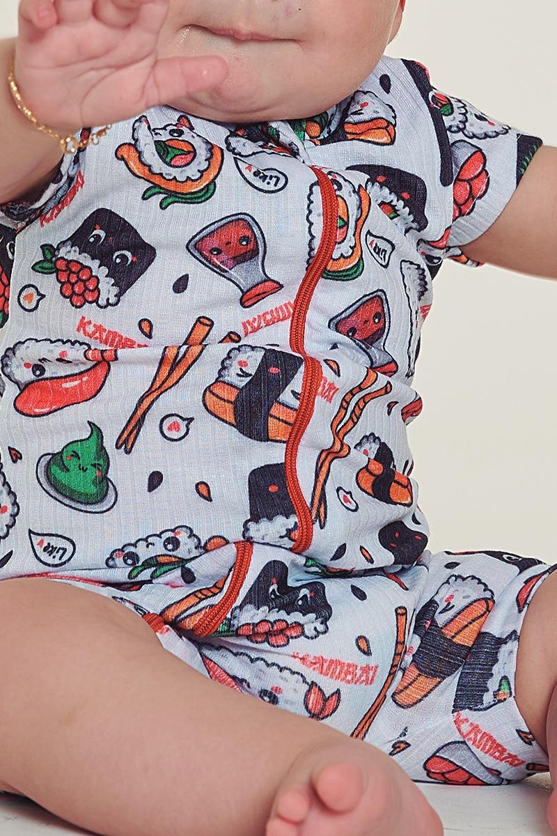 macacao curto bebe de malha sushi2