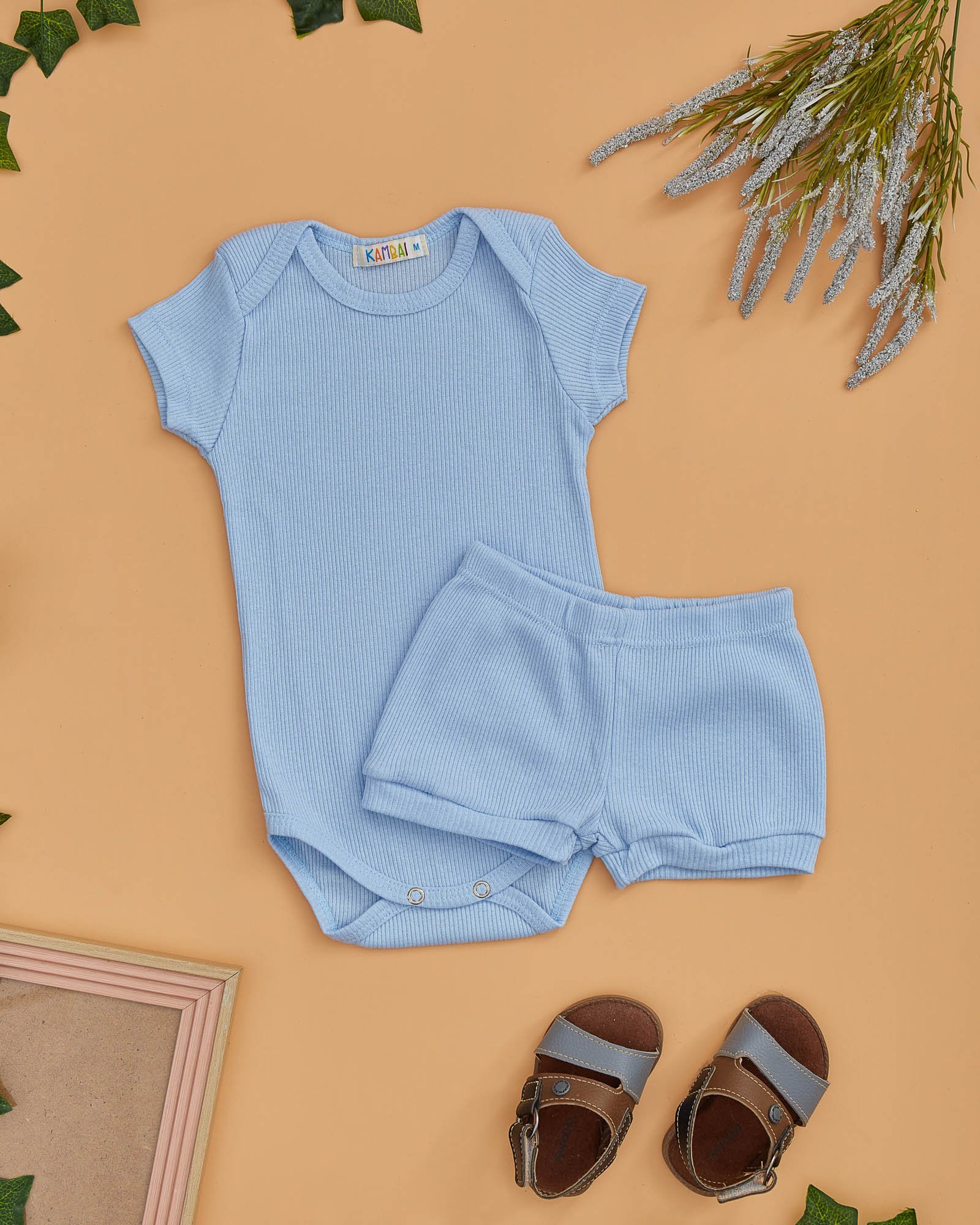 conjunto-canelado-bebe-nenem-roupa-bebe-verao-kambai-shorts-bombacinha-body-algodao-suedine-macio-baratinho-pagao-mijao-azul-claro