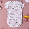 01 body bebe manga curta canelado estampa arco iris rosa