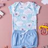 02 conjunto body estampado urso polar e shorts