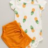 Conjunto Body Abacaxi e Tapa fralda