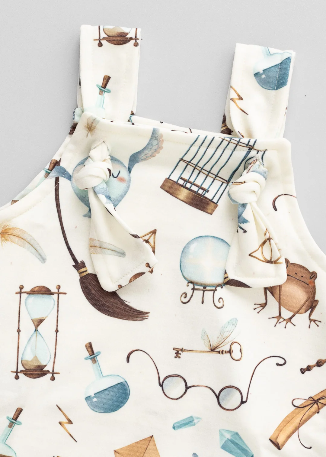 02 jardineira curta bebe mago h potter