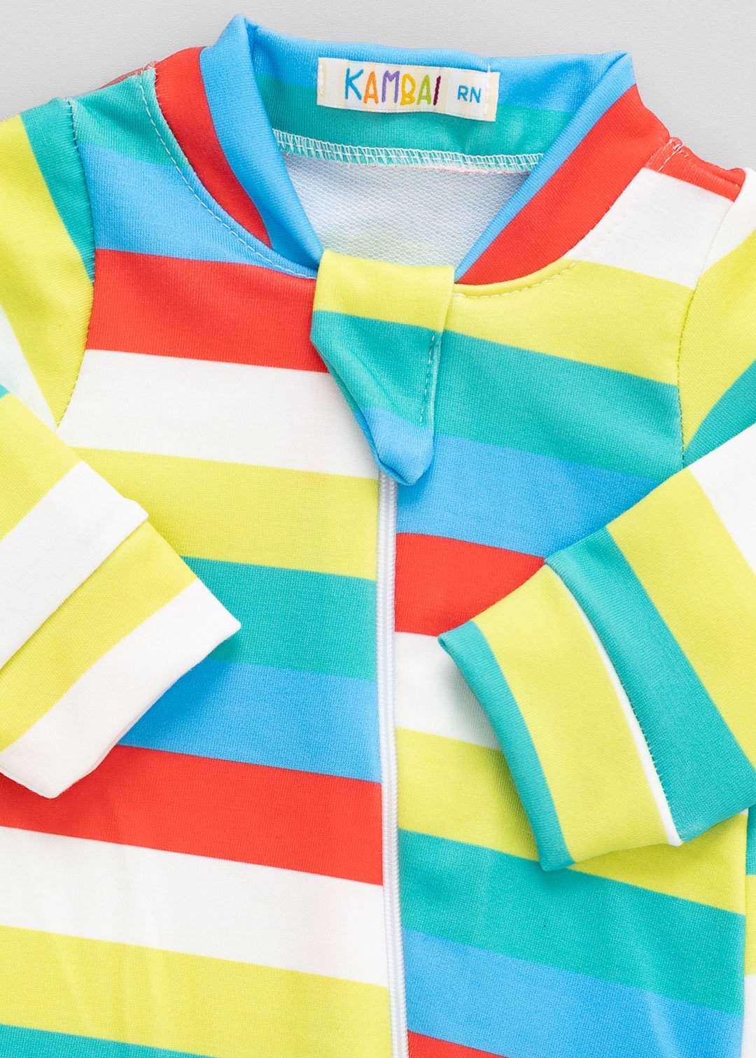 16 macacao longo bebe de molecotton listras