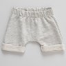 Shorts Moletom Saruel Cinza Listrado