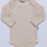 37 body bebe manga longa canelado 100 algodao