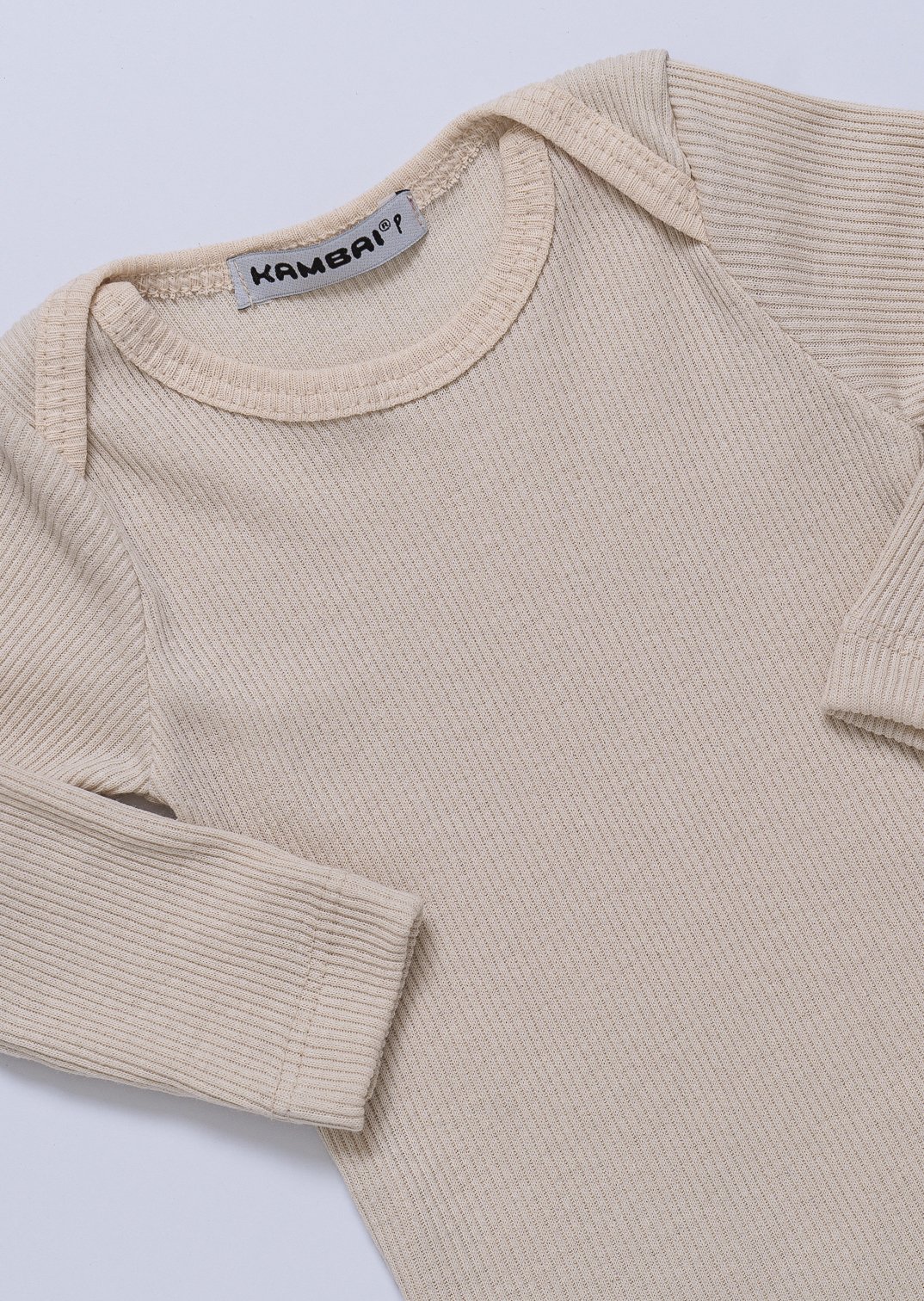 38 body bebe manga longa canelado 100 algodao