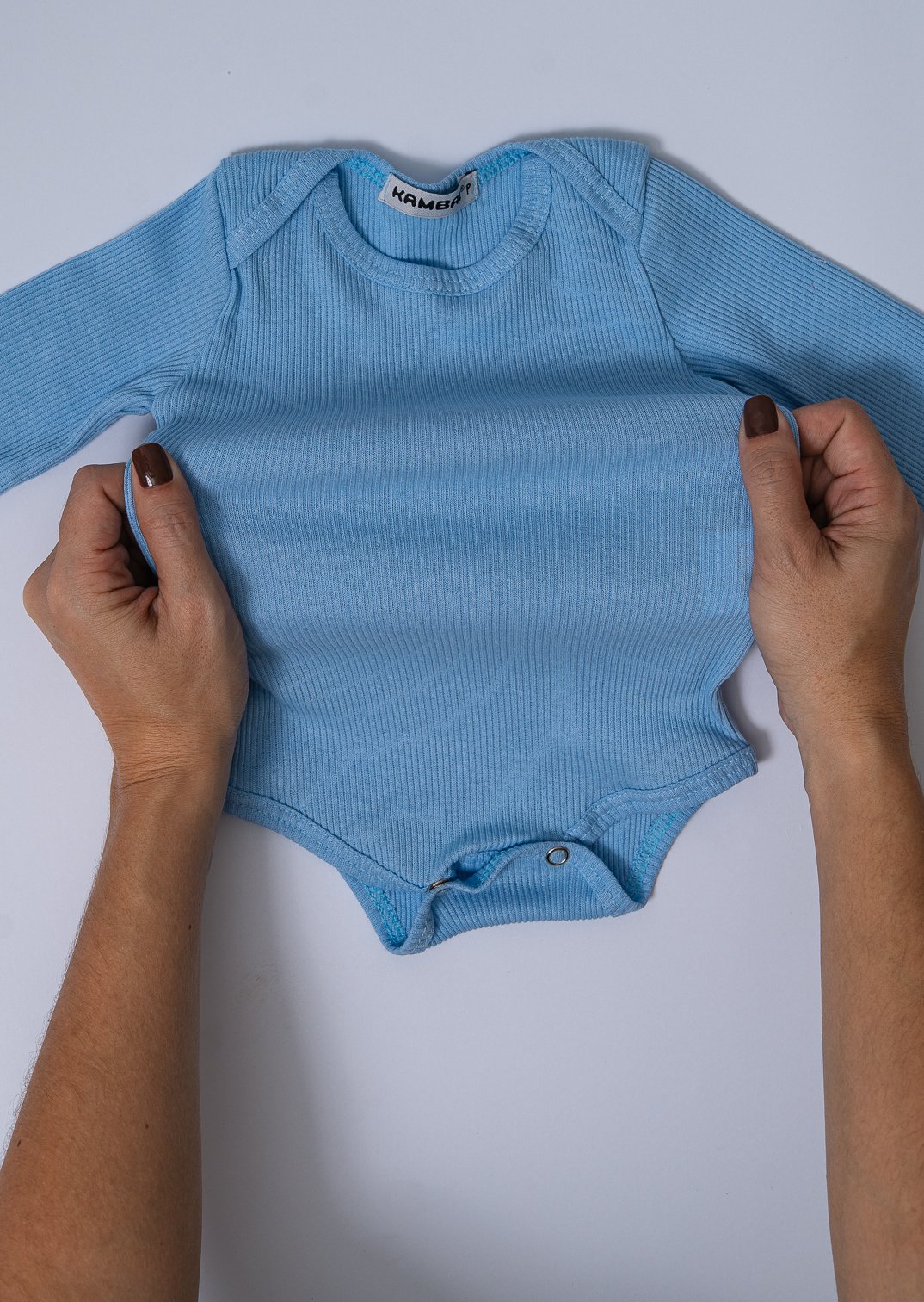 45 body bebe manga longa canelado 100 algodao