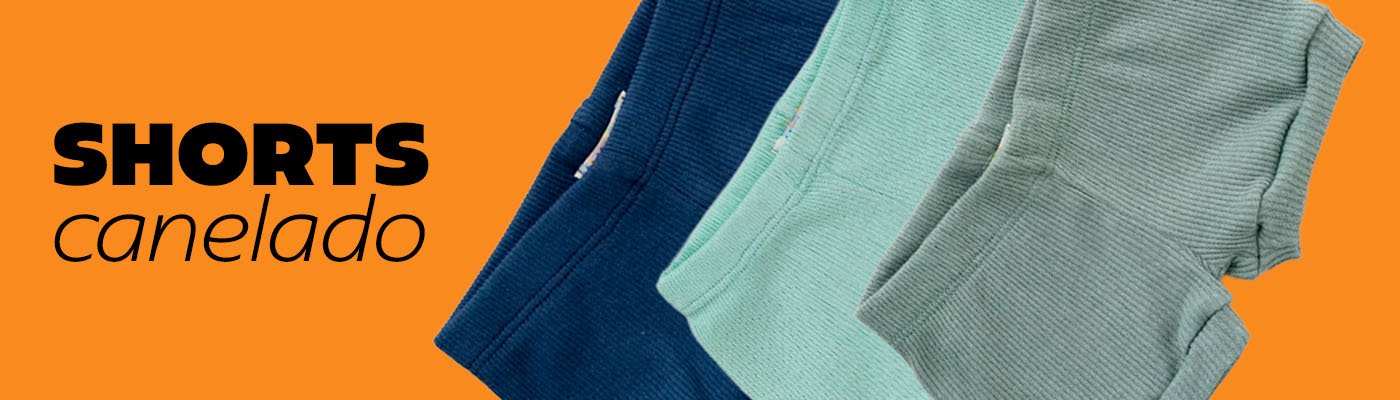 SHORTS CANELADO