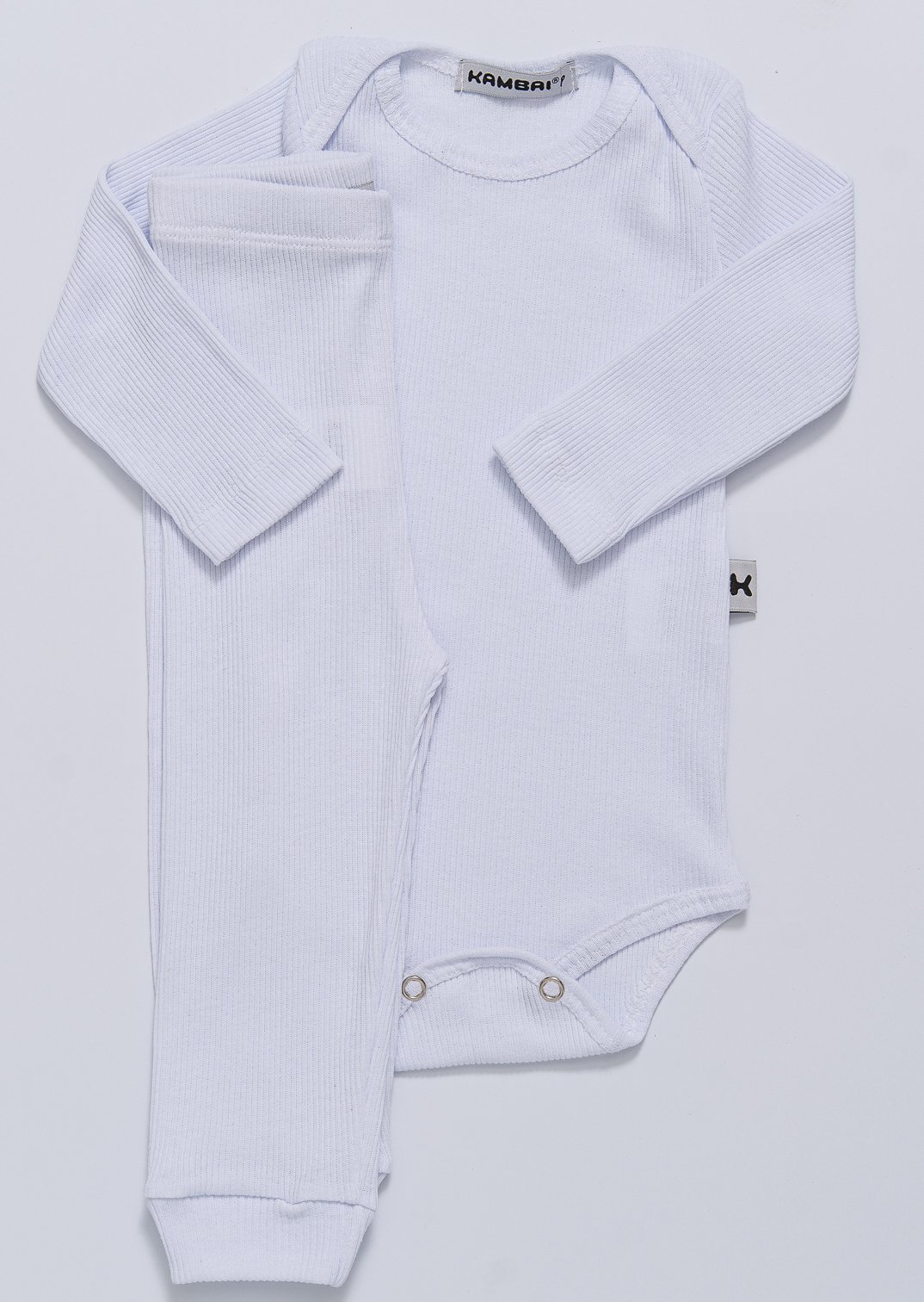 18 conjunto pagao body manga longa e calca canelada 100 algodao