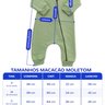 tabela macacao moletom