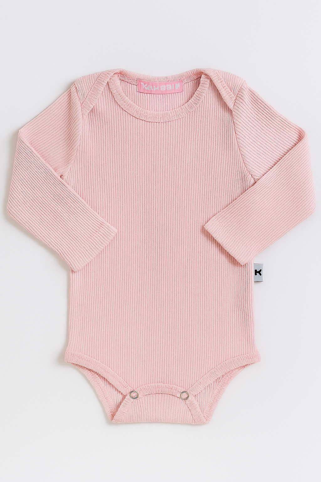 66 body bebe manga longa canelado 100 algodao
