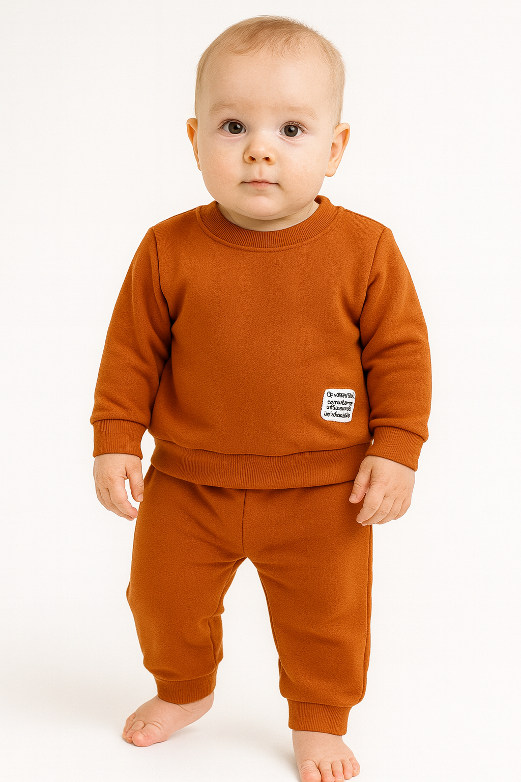 01 conjunto blusa e calca moletom telha