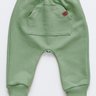 Calça Bebê Minimalista Saruel Moletom Verde