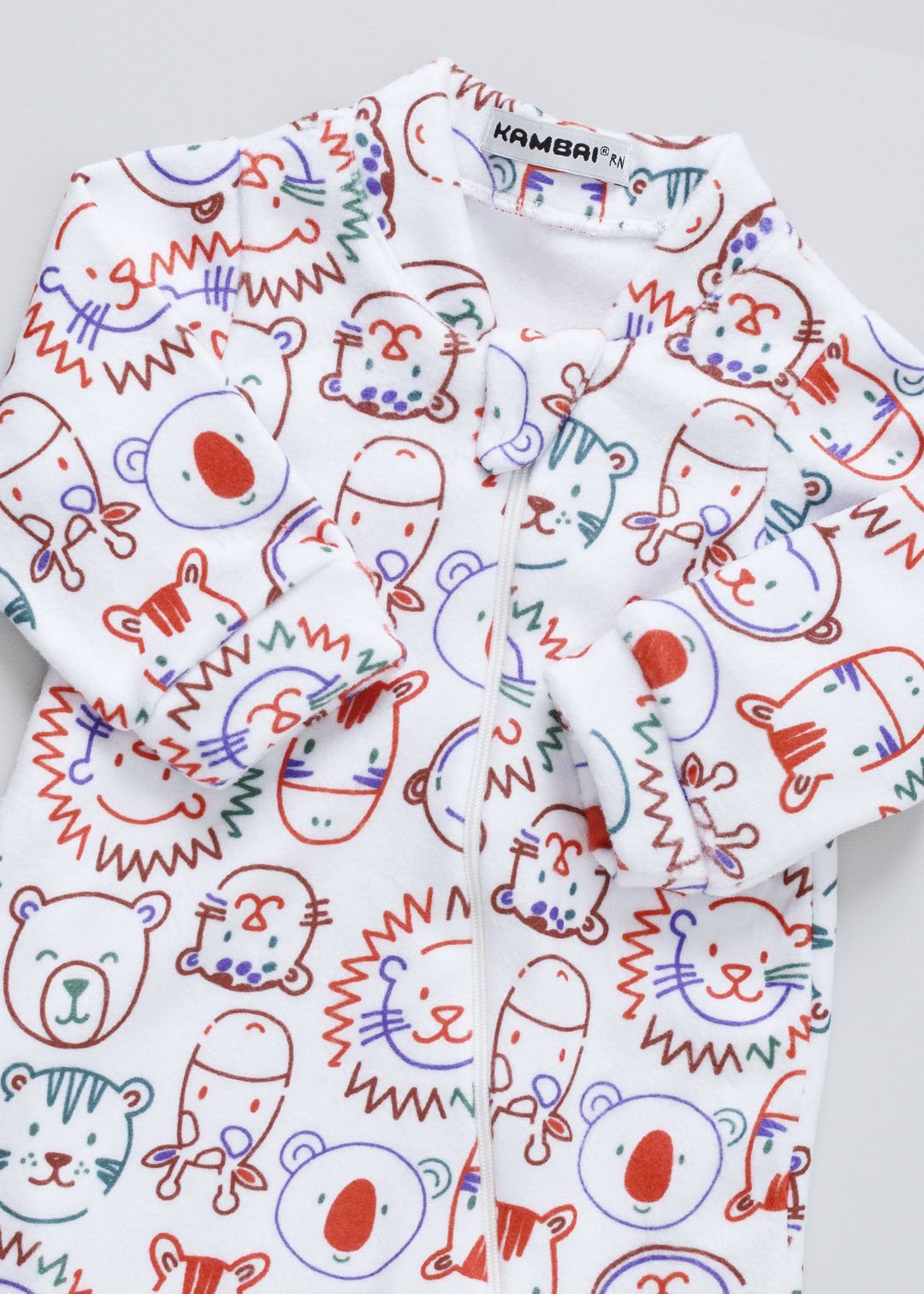 soft animais vermelho marrom verde e azul 2