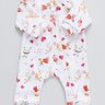 Macacão Bebê Soft Longo - Corações Cupido
