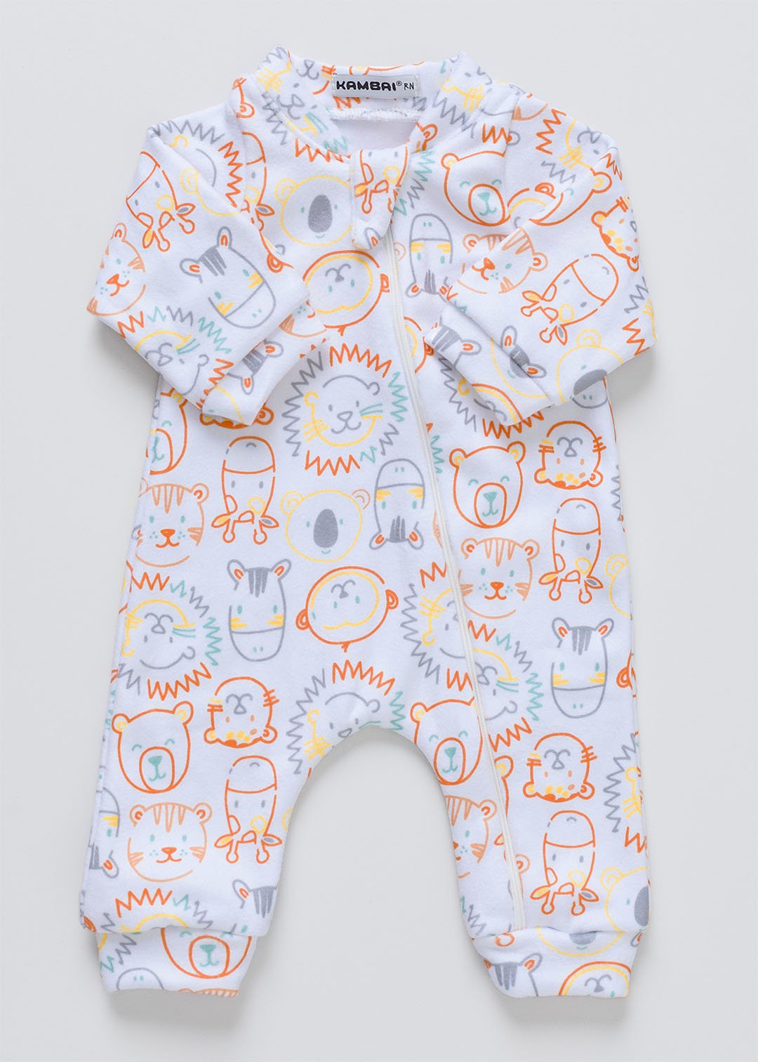 soft animais laranja amarelo verde e cinza 1 1 0