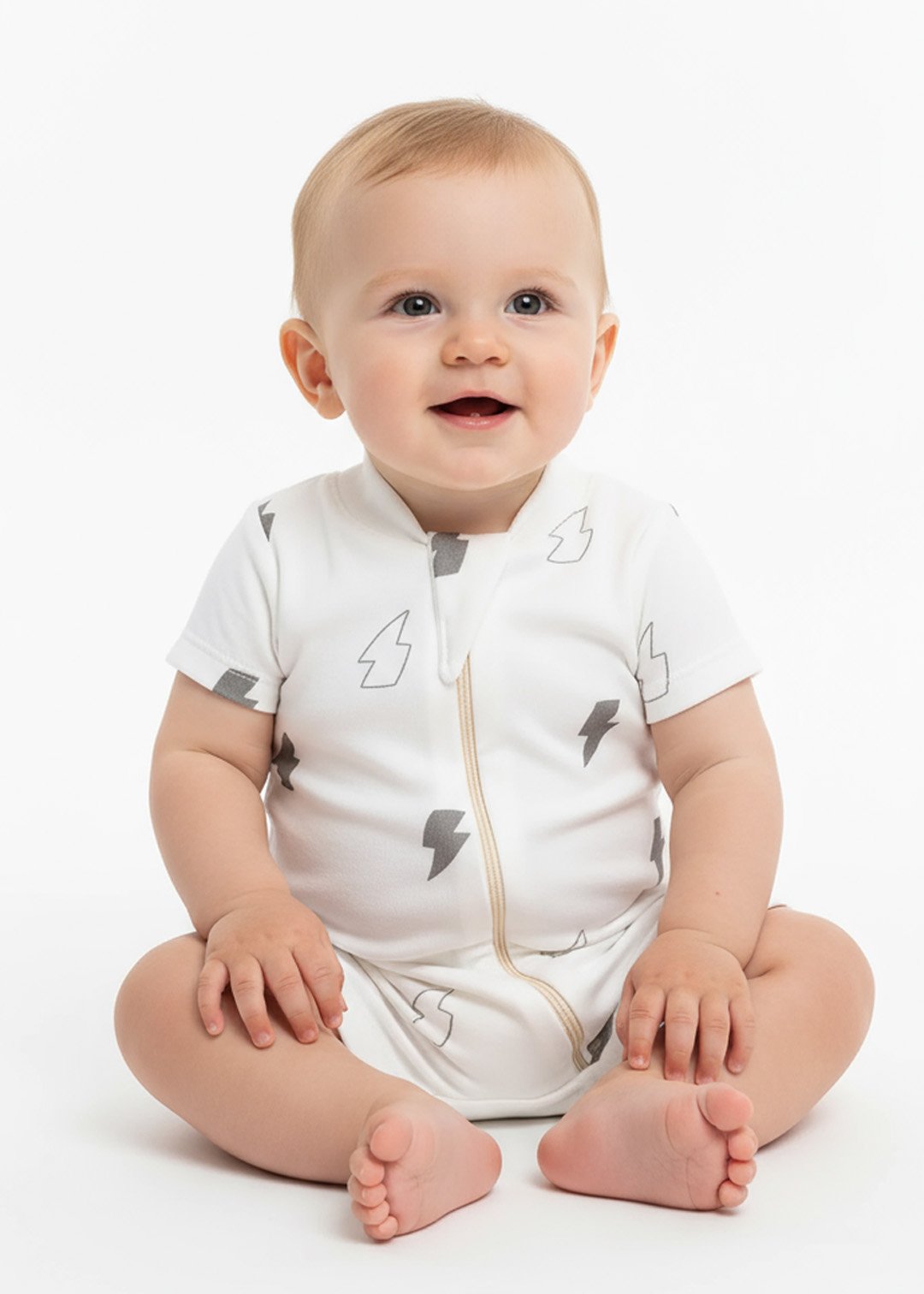 macacao bebe raios curto