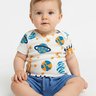 conjunto body estampado planetas e tapa fralda