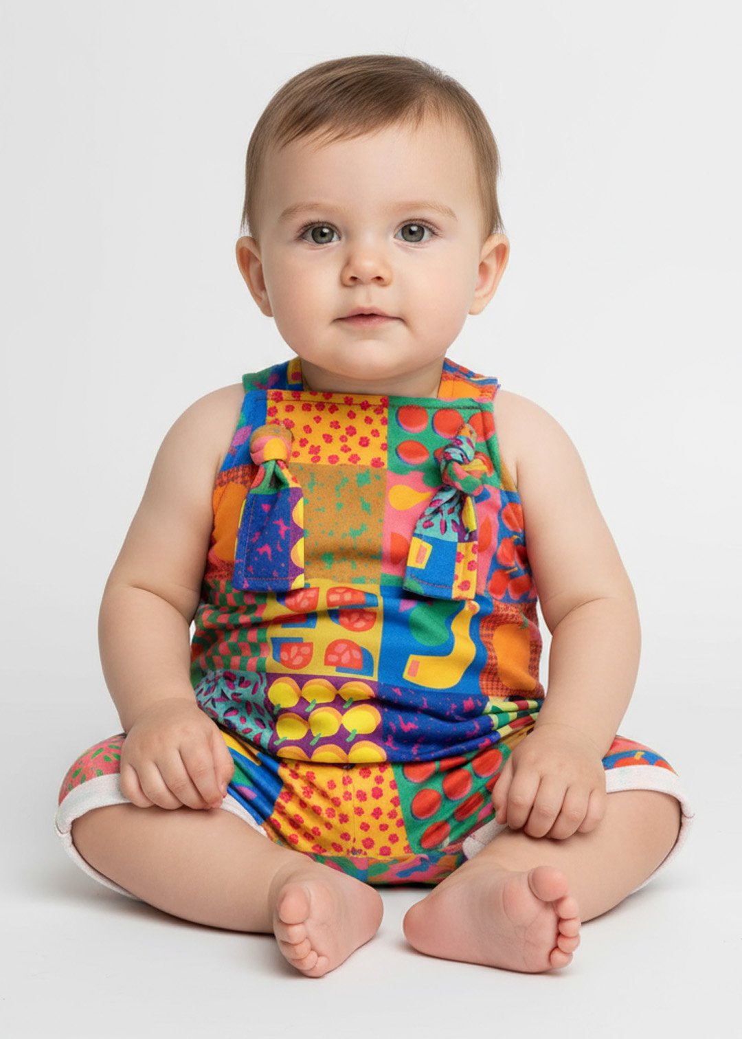 jardineira bebe curta feirinha v1