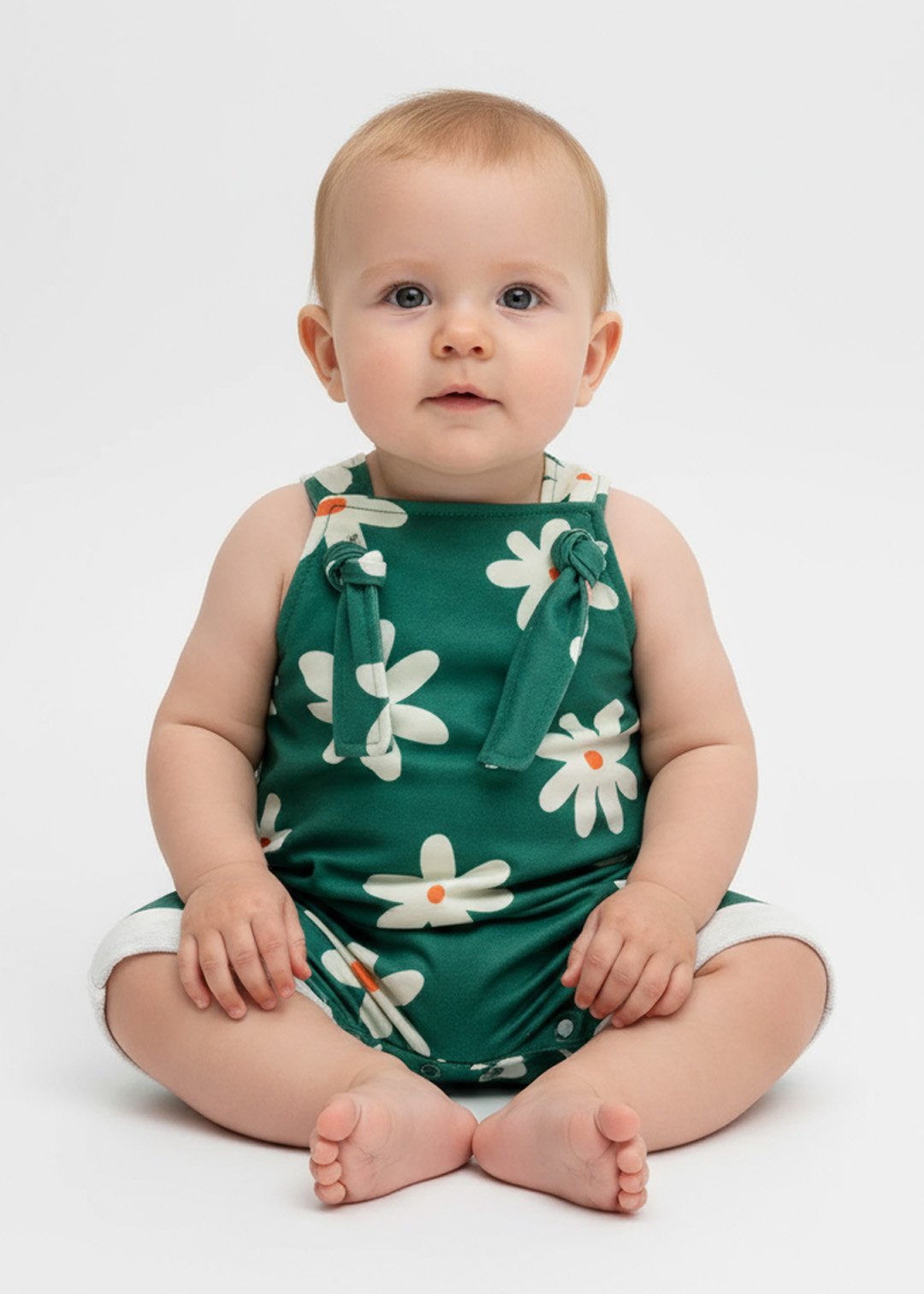 jardineira bebe curta margarida v1