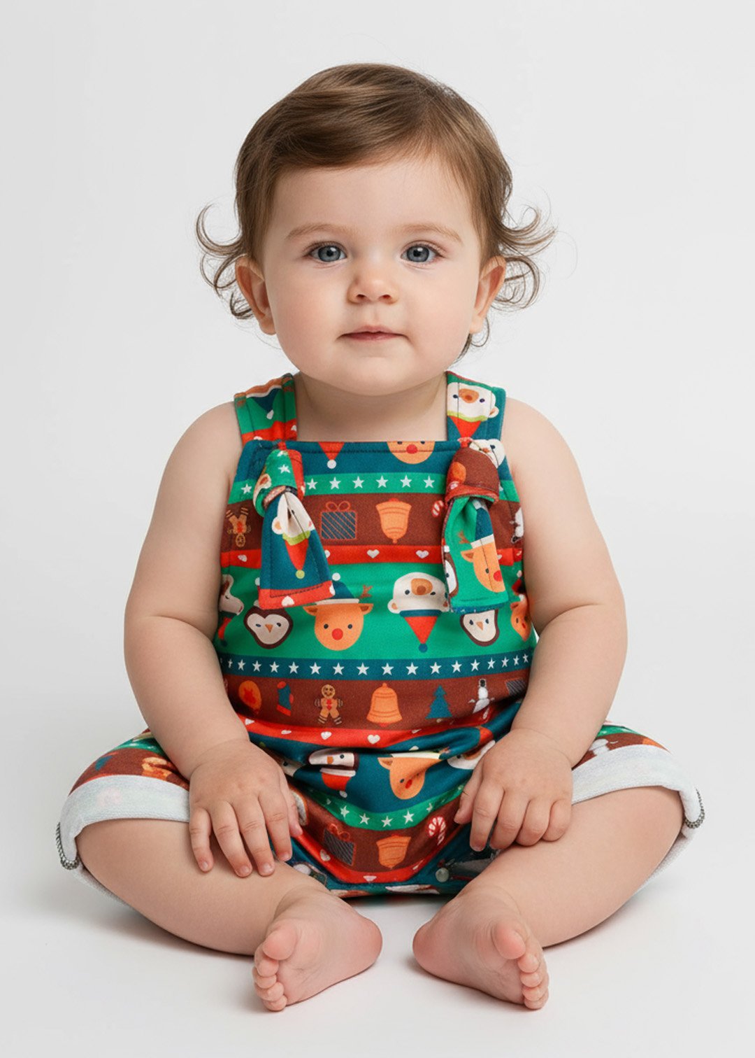 jardineira bebe curta natal rena e urso polar v1