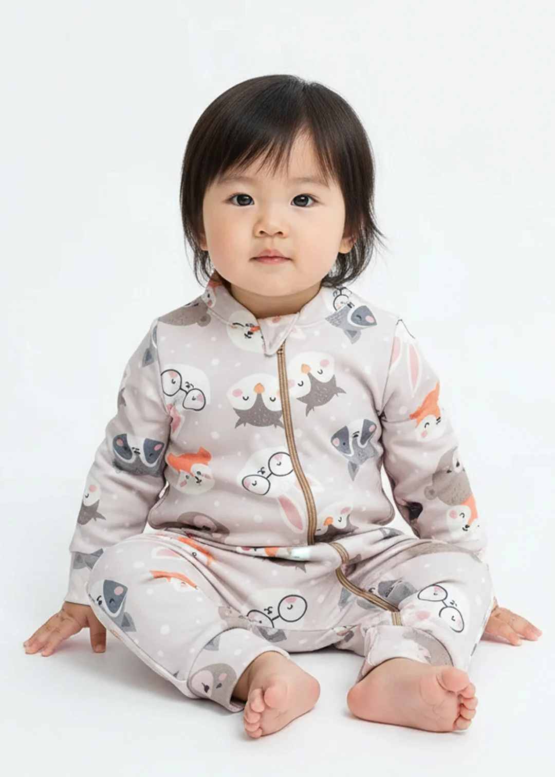 06 macacao bebe molecotton arco iris kambai