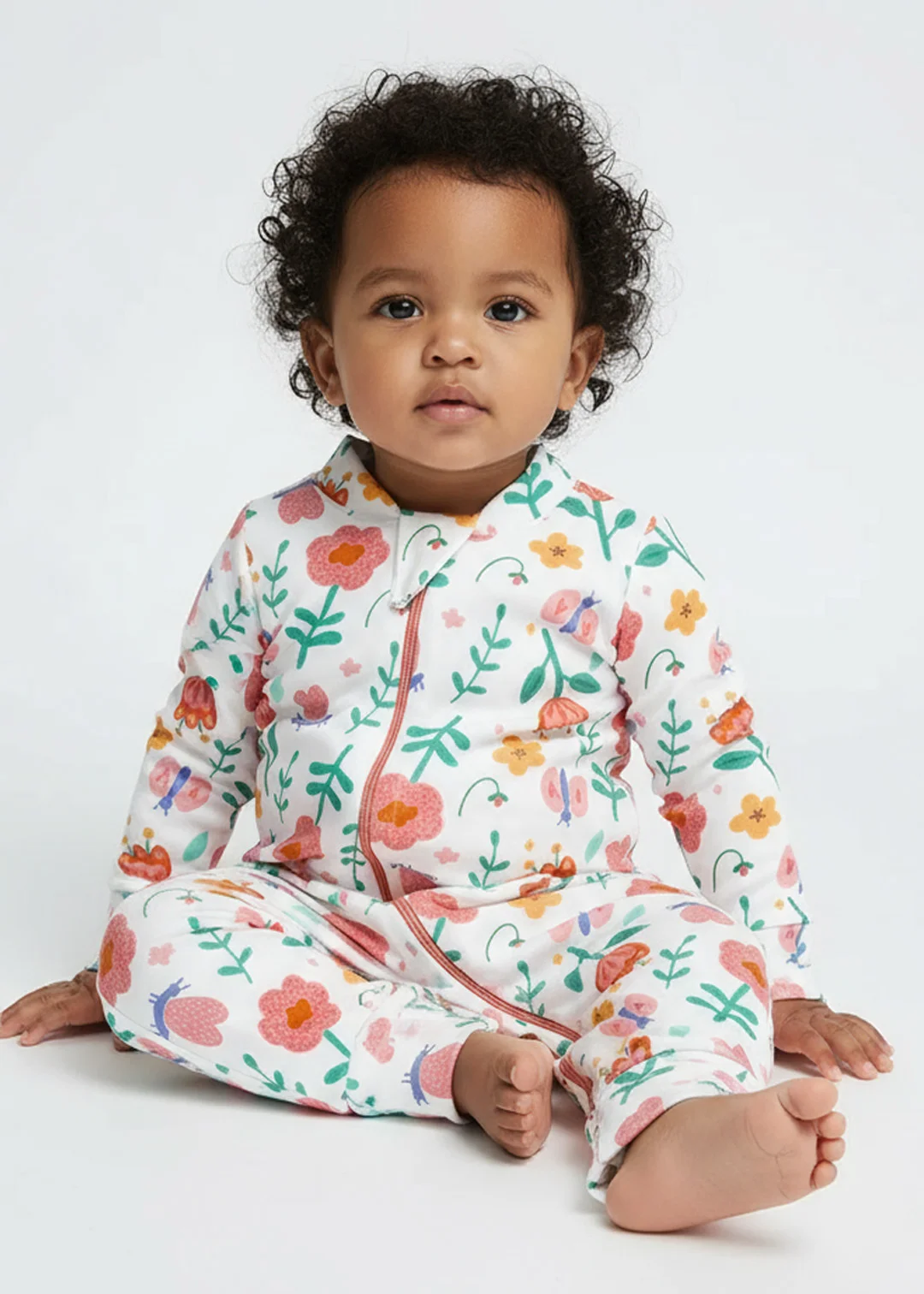 17 macacao bebe molecotton arco iris kambai