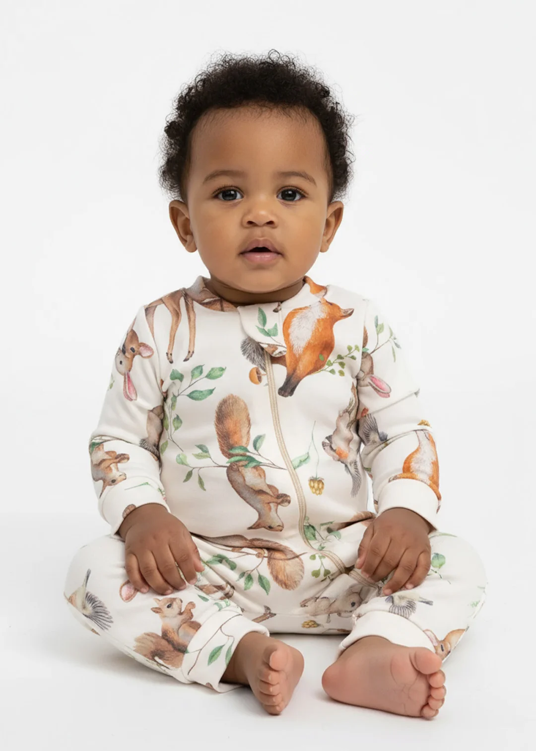 18 macacao bebe molecotton arco iris kambai