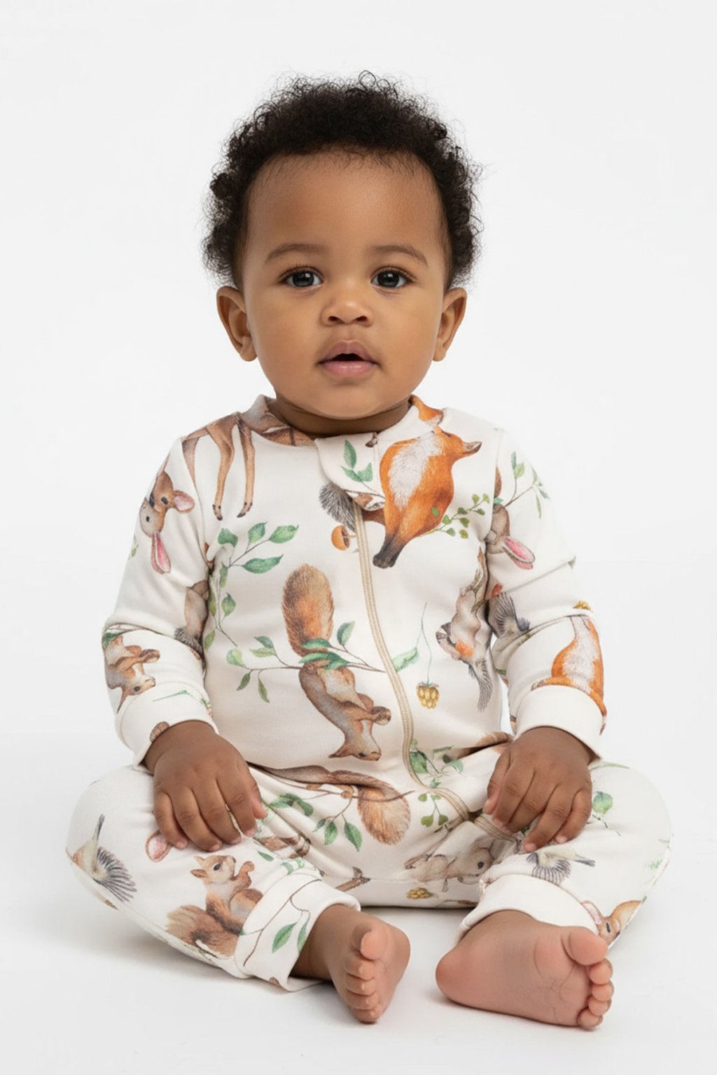 18 macacao bebe molecotton arco iris kambai