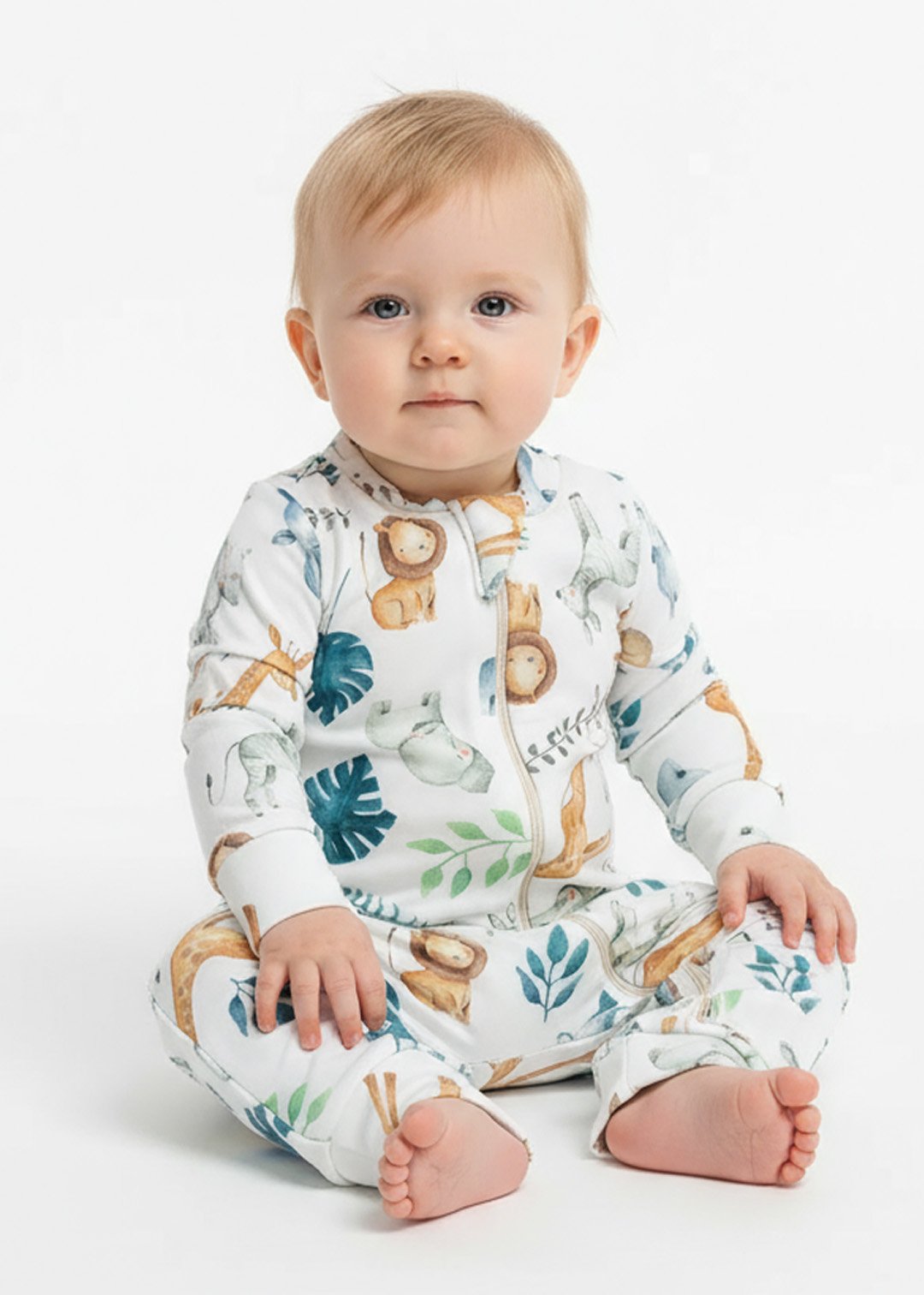 21 macacao bebe molecotton arco iris kambai