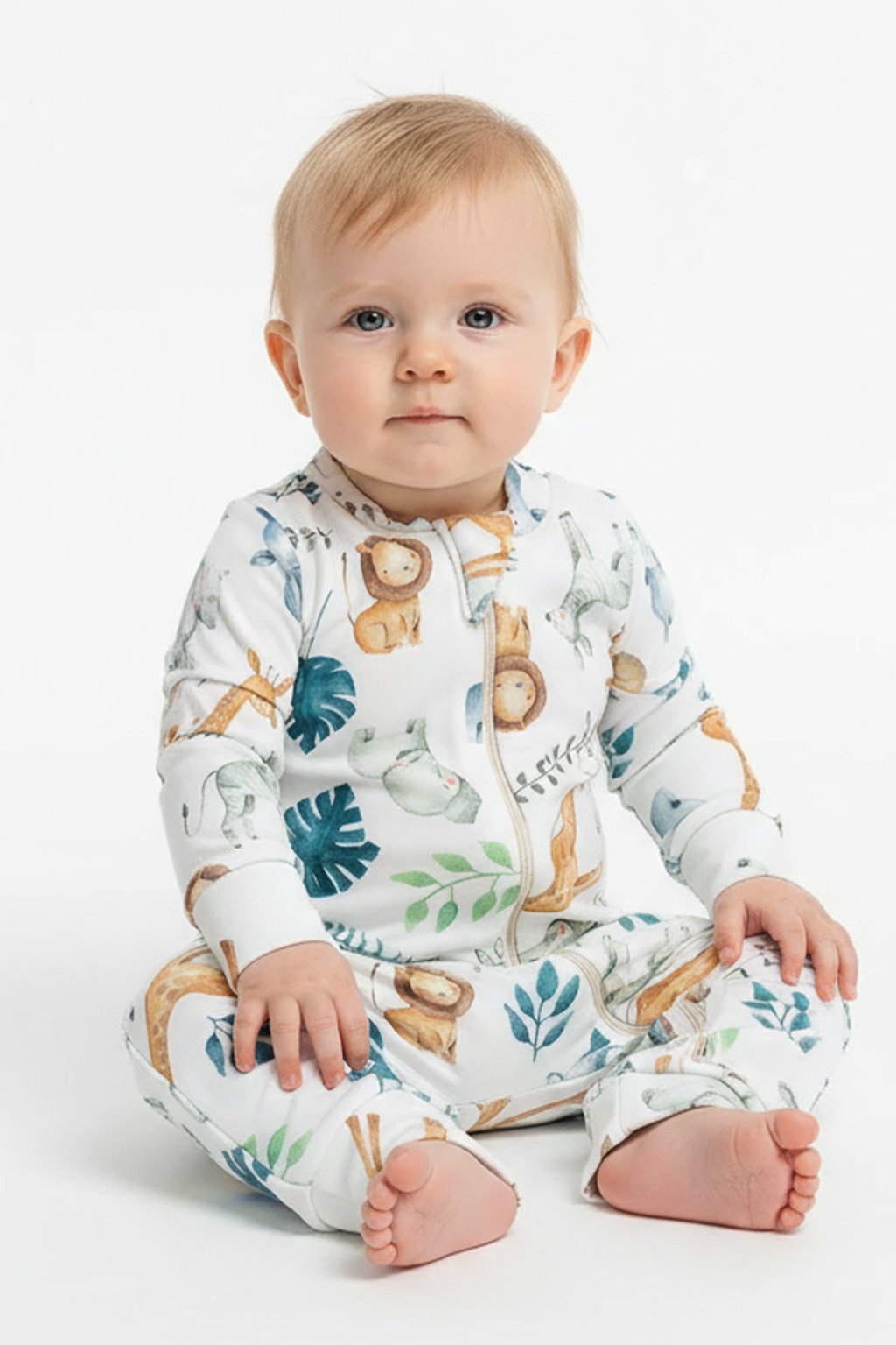 21 macacao bebe molecotton arco iris kambai