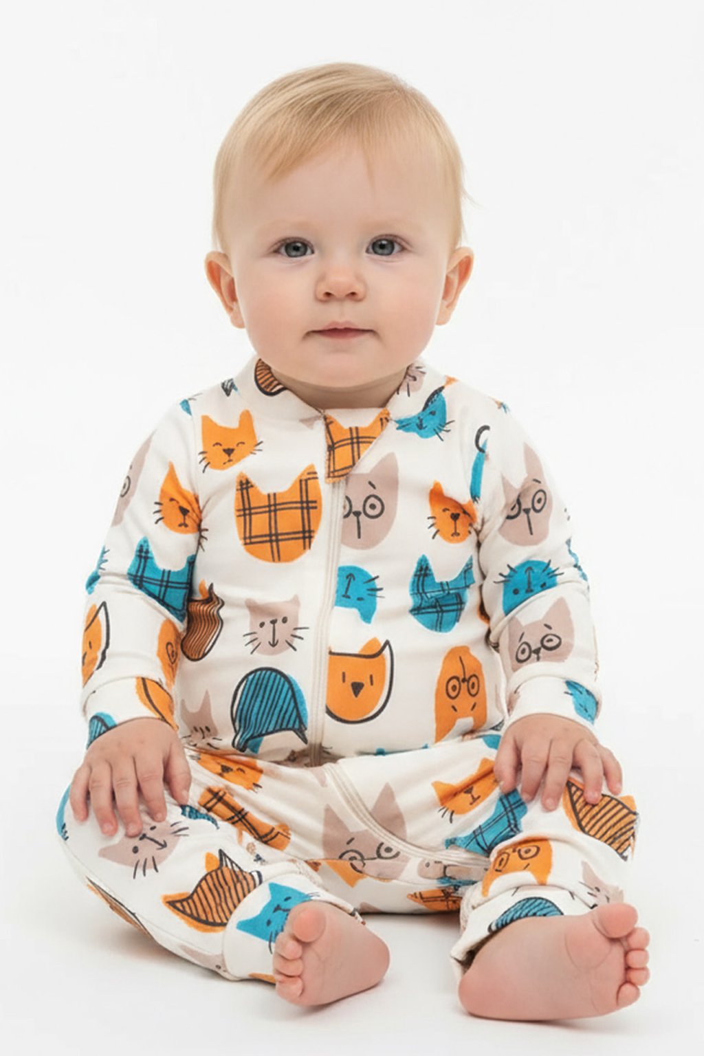 22 macacao bebe molecotton arco iris kambai