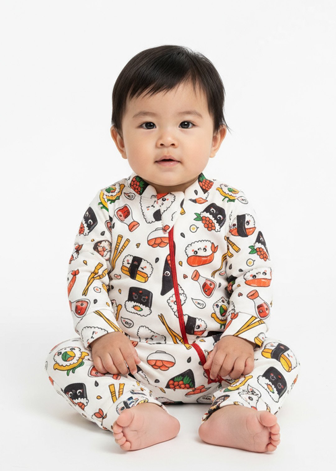 36 macacao bebe molecotton arco iris kambai