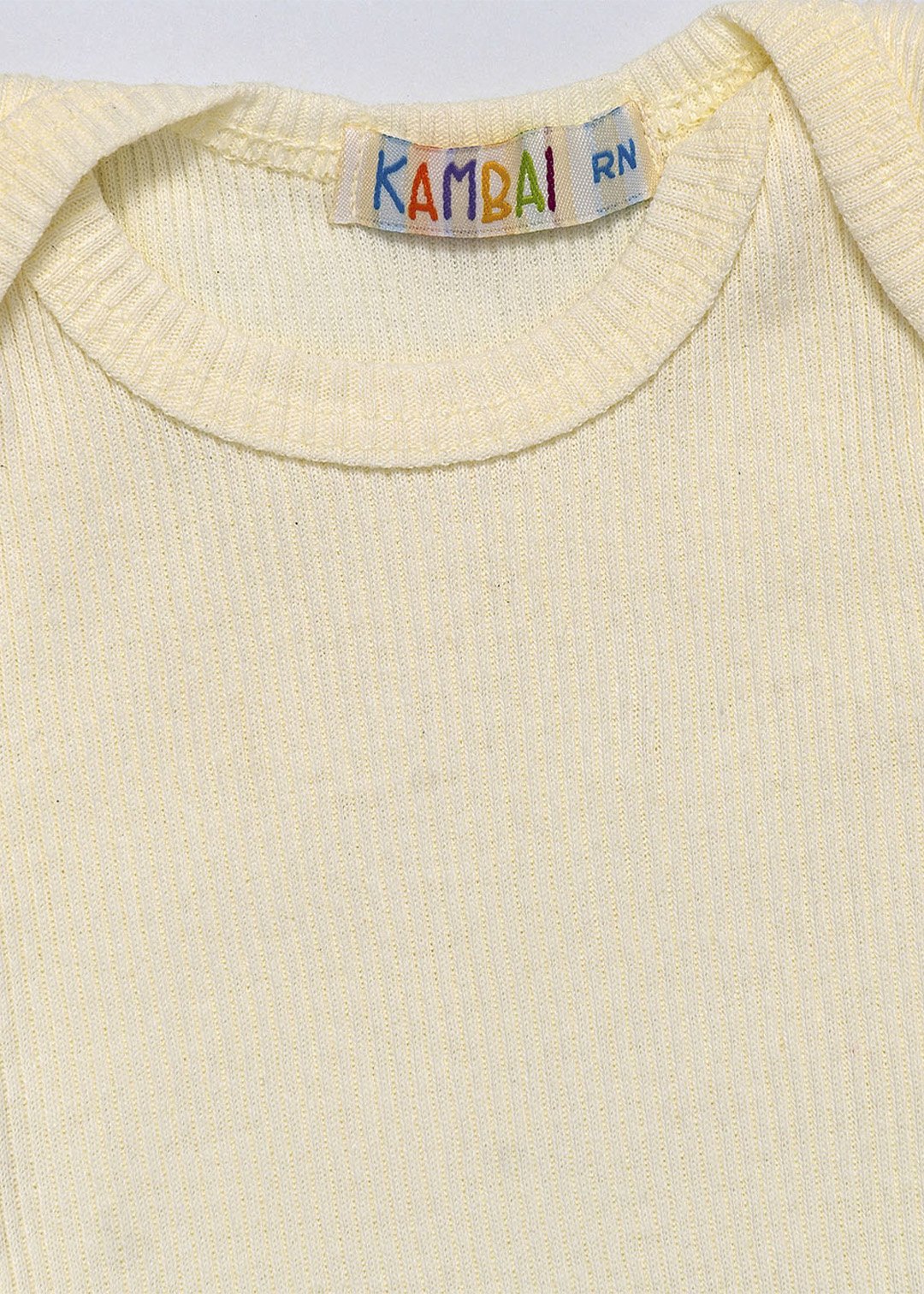 21 body bebe manga curta canelado cores