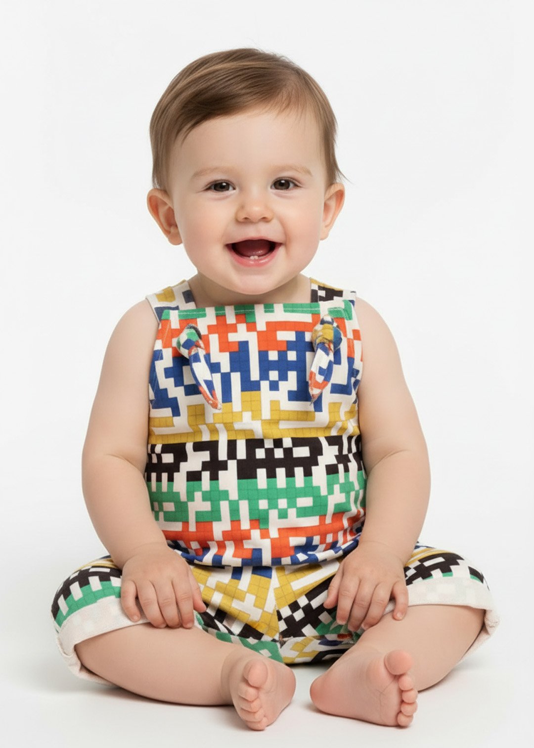 jardineira bebe curta tetrix retro v2