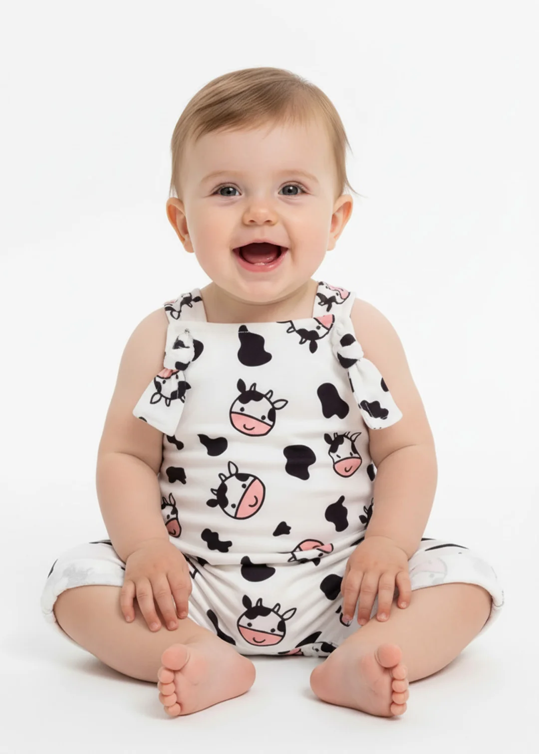 jardineira bebe curta vaquinha v2