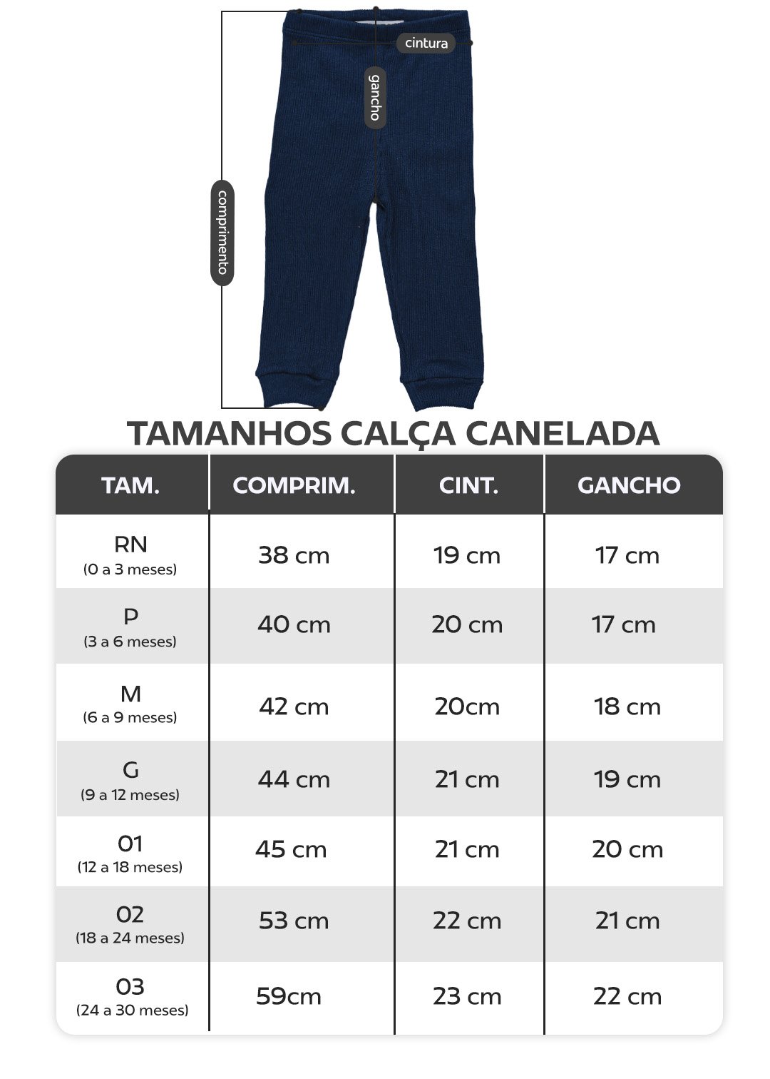 tabela calca canelada nova em preto v4