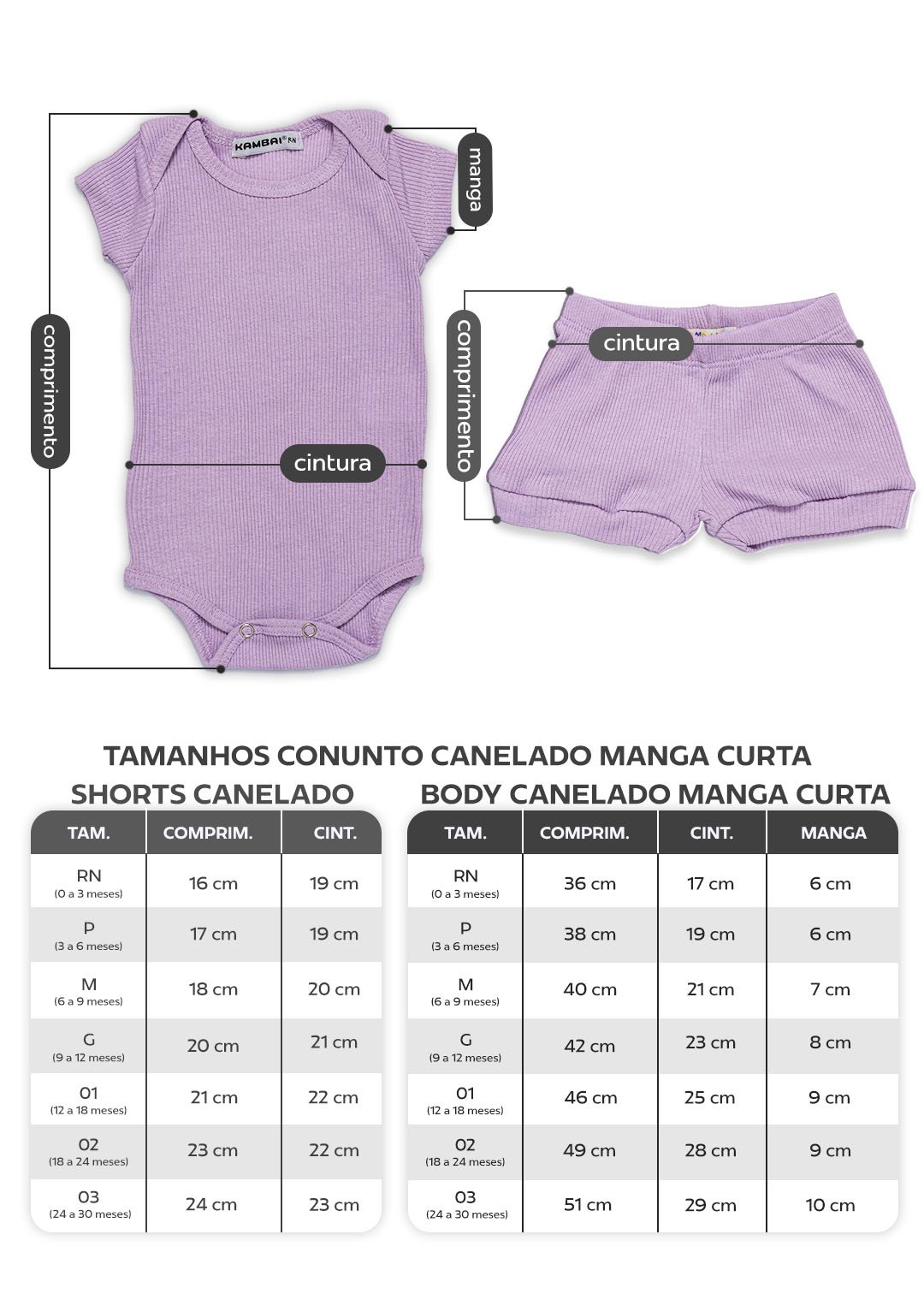 tabela conjunto canelado liso curto em preto v4