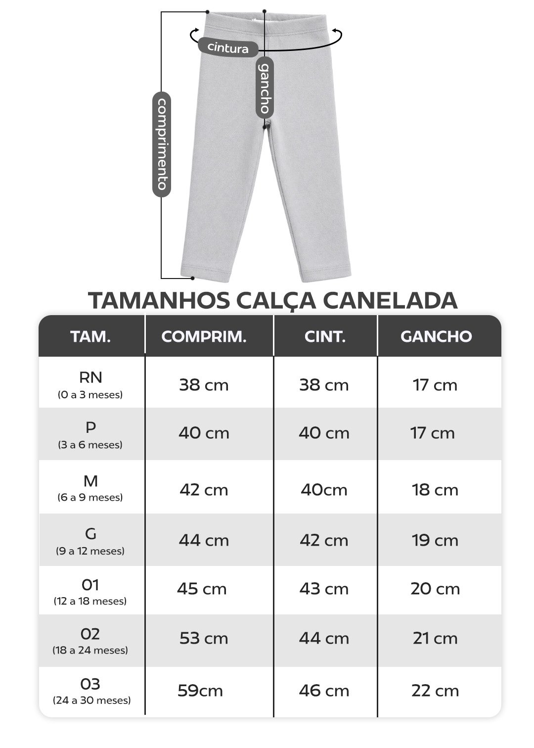 tabela calca canelada nova em preto v5