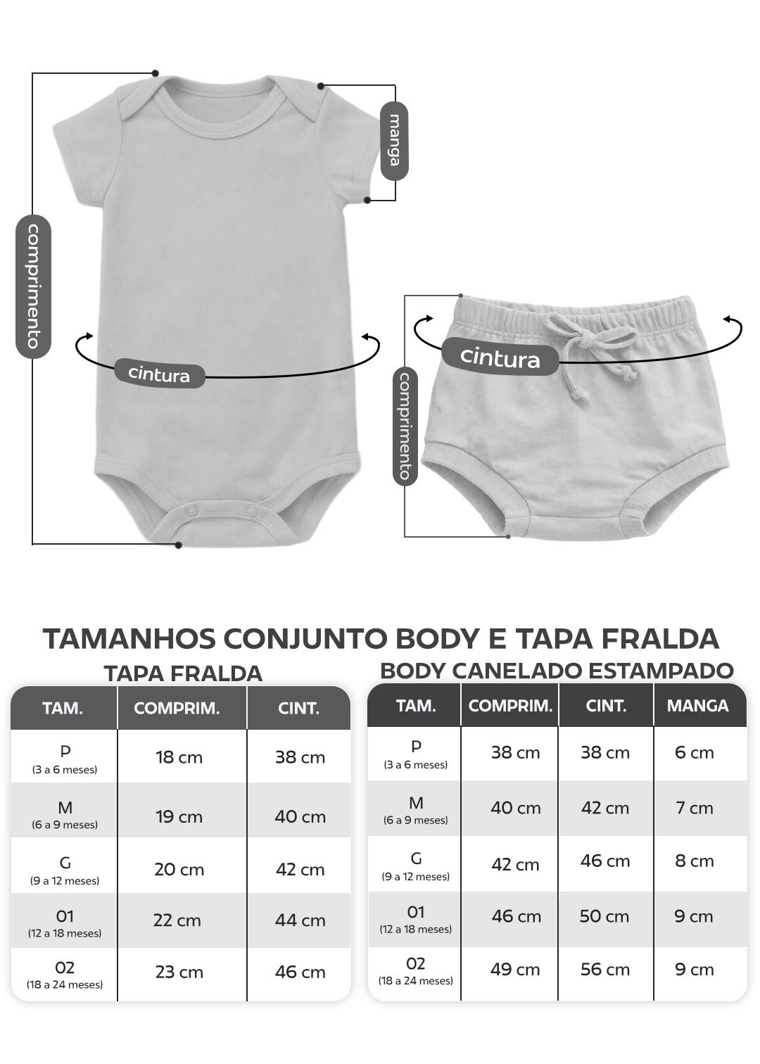 tabela conjunto canelado estampado curto em preto v5