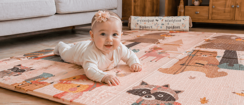 Tapete Dobrável ou EVA: qual é a melhor escolha para o desenvolvimento do seu bebê? Tapete Dobrável ou EVA: qual é a melhor escolha para o desenvolvimento do seu bebê?