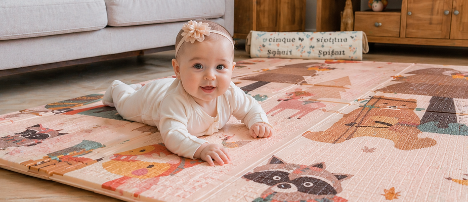 Tapete Dobrável ou EVA: qual é a melhor escolha para o desenvolvimento do seu bebê? Tapete Dobrável ou EVA: qual é a melhor escolha para o desenvolvimento do seu bebê?