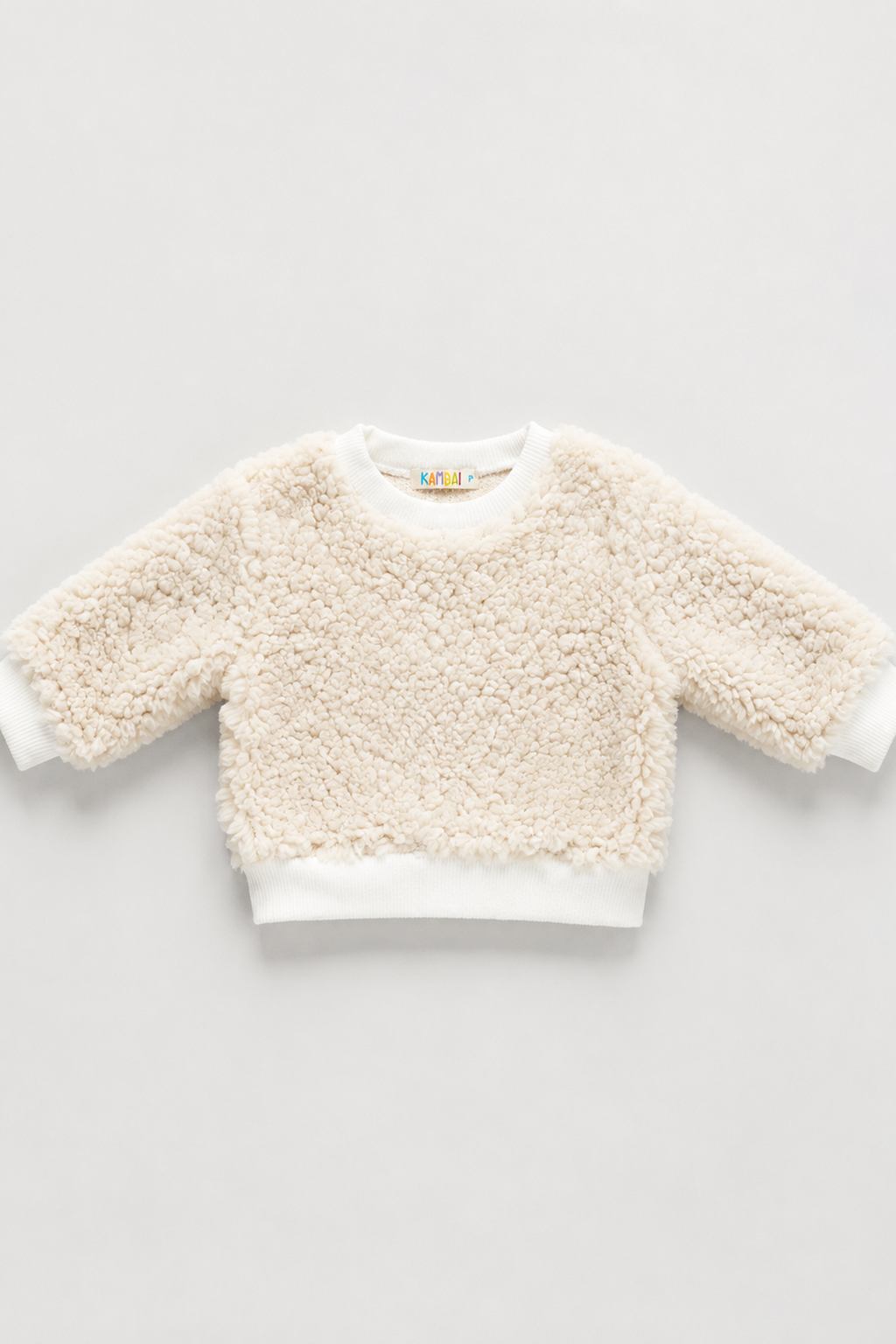 Casaco Blusa de Pelo Sherpa Off White