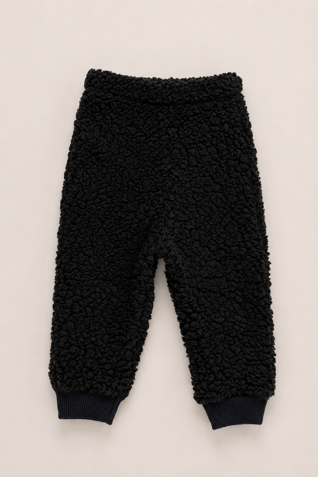 Calça Bebê de Pelo Sherpa Preta