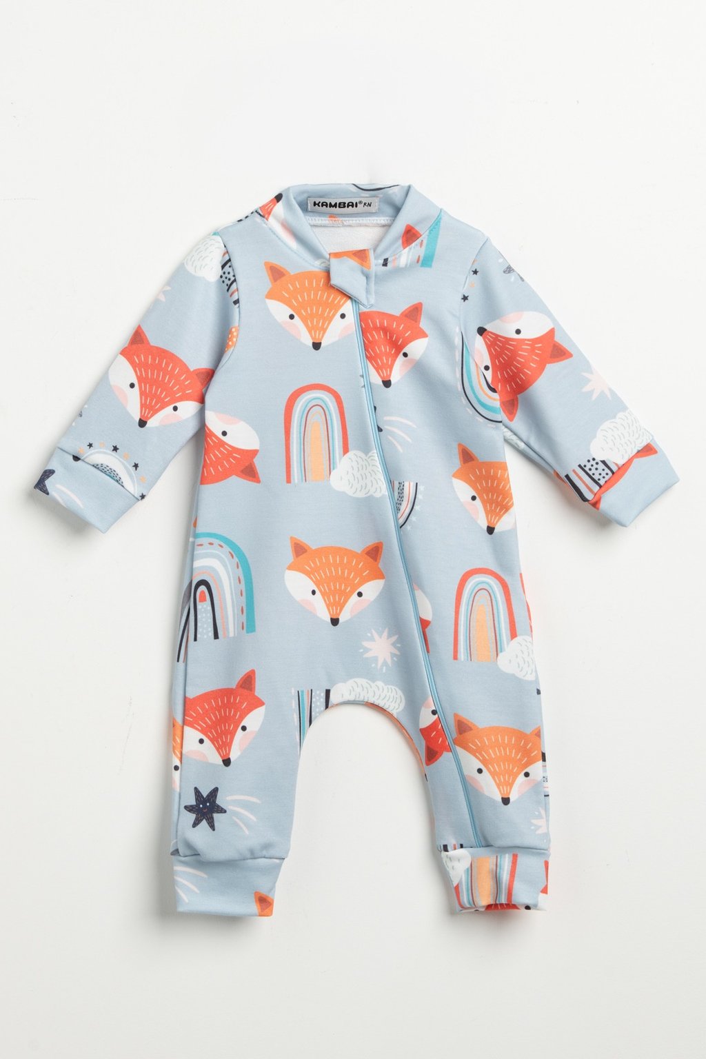 Macacão Bebê Molecotton Pequeno Príncipe Raposa com Zíper